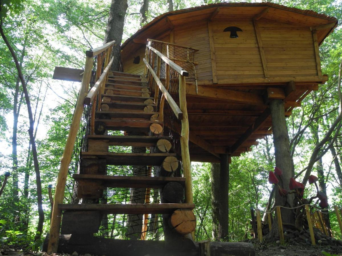 Treehouse V Brdech Villa Bohutín Exteriör bild