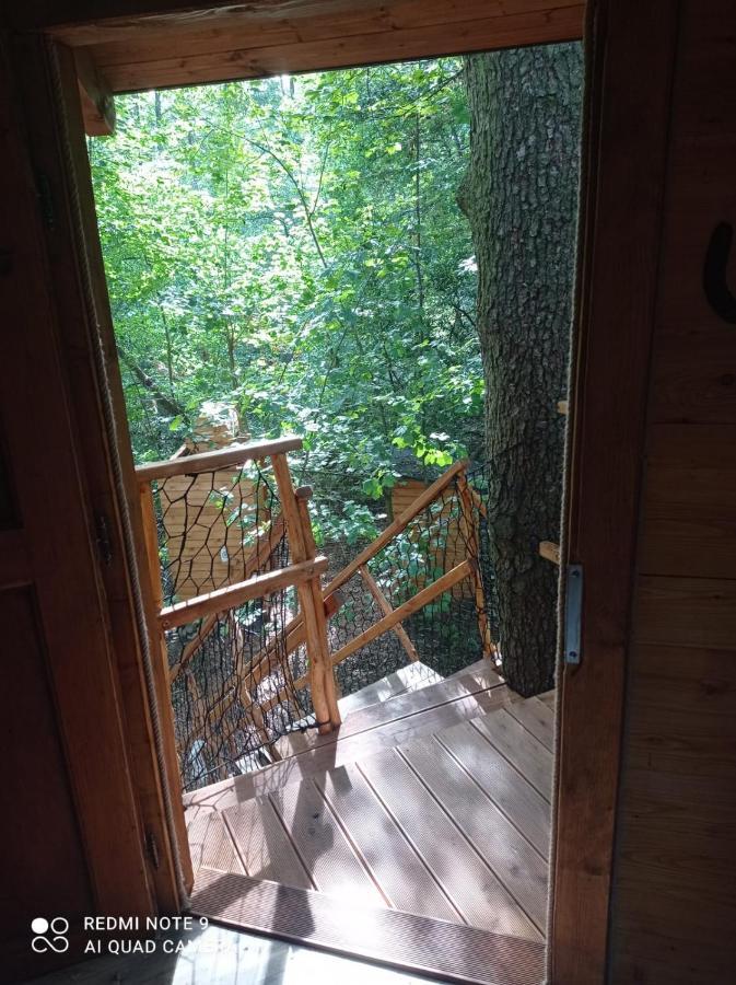 Treehouse V Brdech Villa Bohutín Exteriör bild