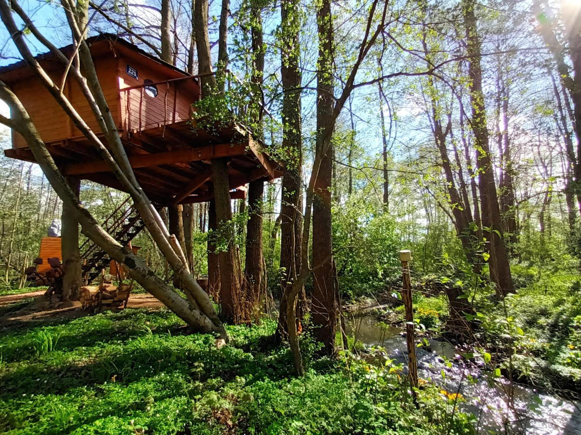 Treehouse V Brdech Villa Bohutín Exteriör bild